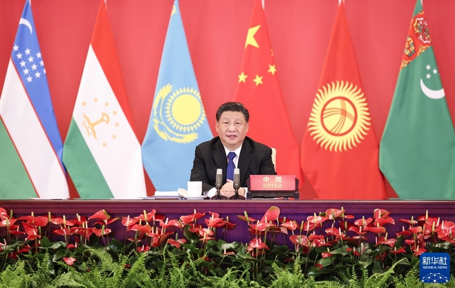 习近平在中国同中亚五国建交30周年视频峰会上的讲话 （全文）(图1)