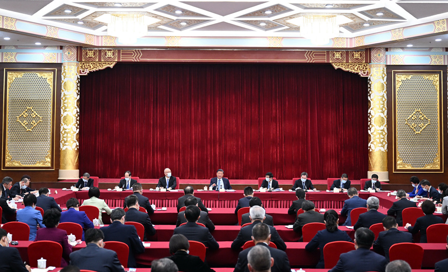 团结奋进，创造新的伟业——习近平总书记同出席2023年全国两会人大代表、政协委员共商国是纪实(图4)