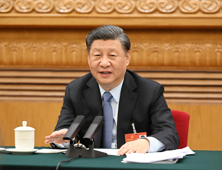 团结奋进，创造新的伟业——习近平总书记同出席2023年全国两会人大代表、政协委员共商国是纪实(图3)